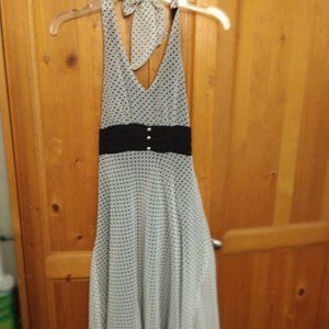 Polka Dot Halter Dress